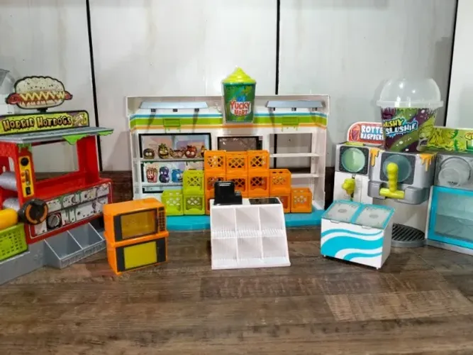 Kit Sets Grossery Gangs com 15 Cestinhas