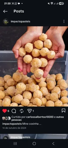 Mini coxinha 