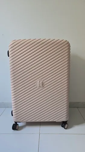 Mala IT rígida rosa, 79cm, rodas 360, usada 1 vez, quase nova!