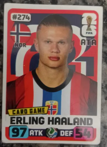 Vendo card especial de Erlng Haaland card game World Cup FIFA 2026