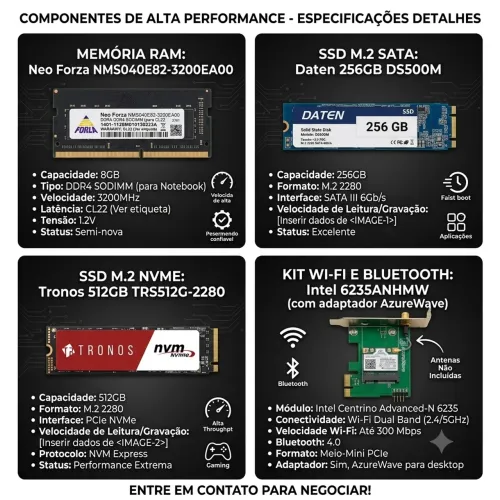 KIT UPGRADE PC GAMER , VENDO OU TROCO EM PS4