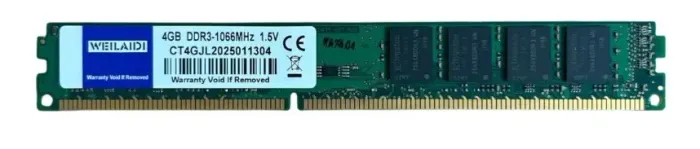 2 PENTEs de Memória Ram Weilaidi 4gb Ddr3 1600mhz 1.5v Para Desktop E Pc