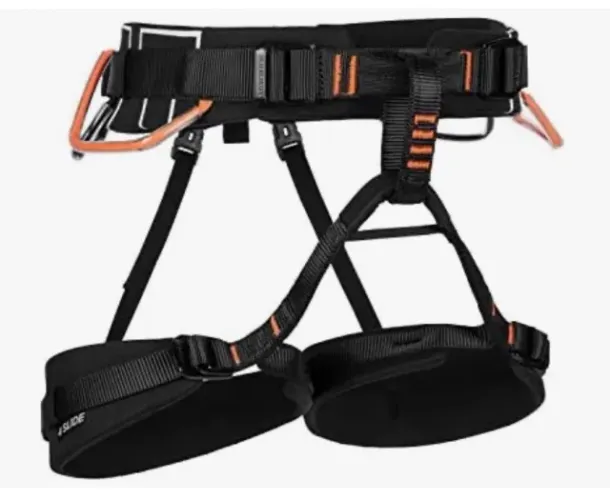 Arnês de escalada Mammut 4 Slide - Preto - Tamanhos Médio/extra grande