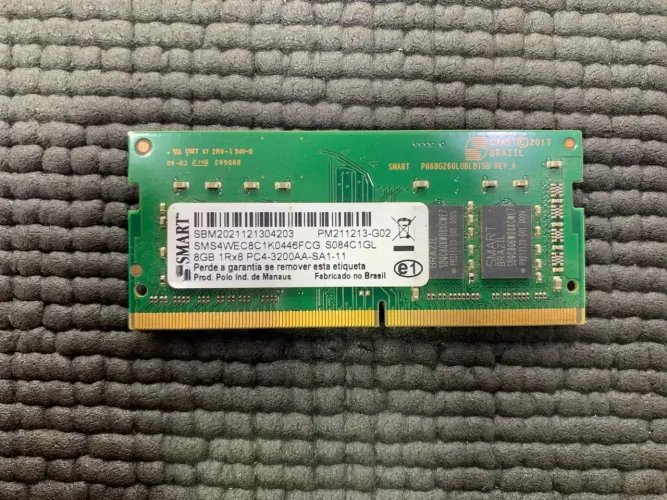 Memória 8gb DDR4 notebook