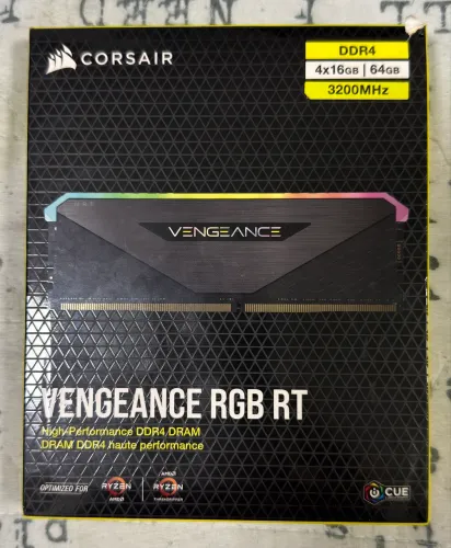 Memória ddr4 32Gb corsair vegence rgb 3200mhz