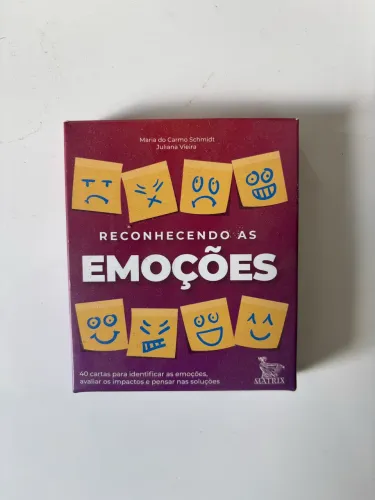 Livro-Caixinha Reconhecendo as Emoções - 40 Cartas - Matrix Editora?