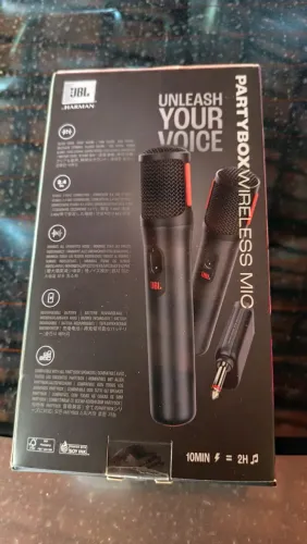 Microfone jbl Duplo Sem fio 
