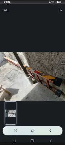 Escada para construção