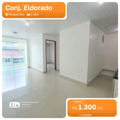 Conj. Eldorado - 1 Quarto - Parque Dez