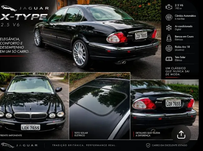 Jaguar X-Type SE 3.0 V6 231cv 2002