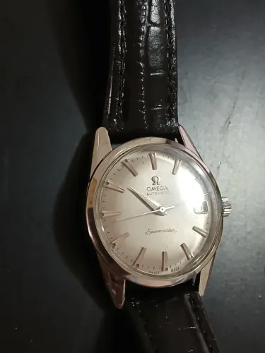Relógio Omega Seamaster - Mostrador Escuro> Raro (Ref. 14701, cal. 562)