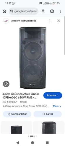 Vendo caixa ativa onnel OPB5020