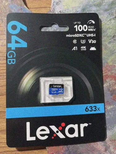 Cartão Micro SD Lexar High Performance 633x 64GB Original Lacrado