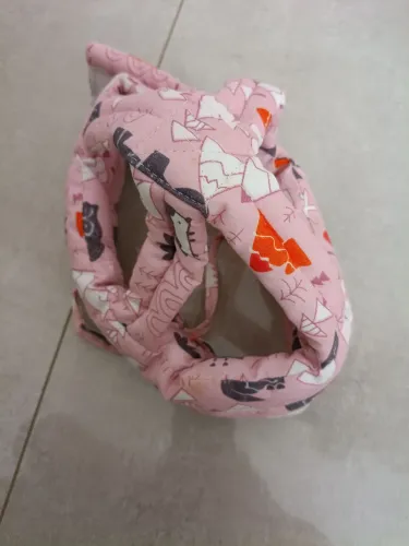 Chapéu de proteção ajustável anti colisão bebê