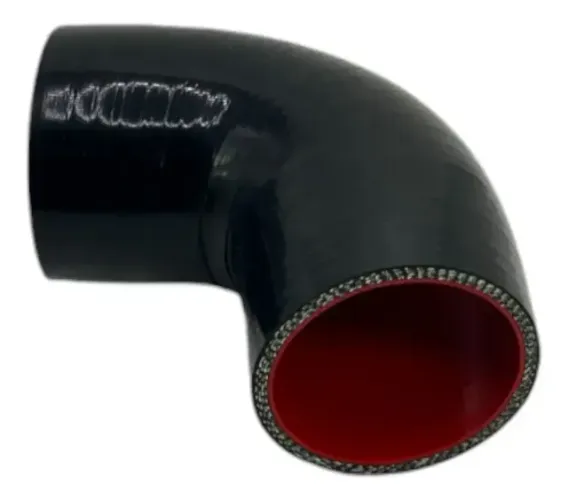 Mangote Silicone Curva 90 Id 2.5 Pol X 180 Mm 4 Lonas
