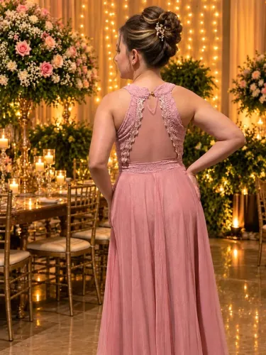 Vestido Rose festa