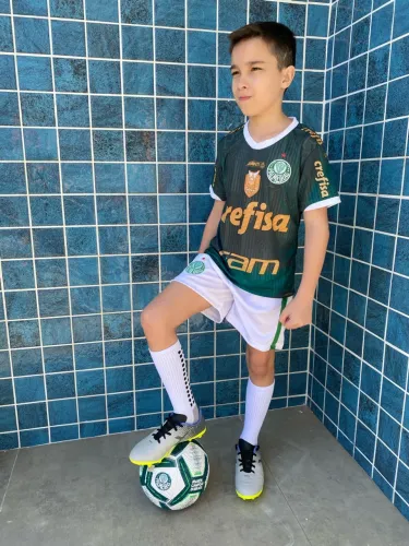 Conjunto Palmeiras Camisa + Shorts Infantil