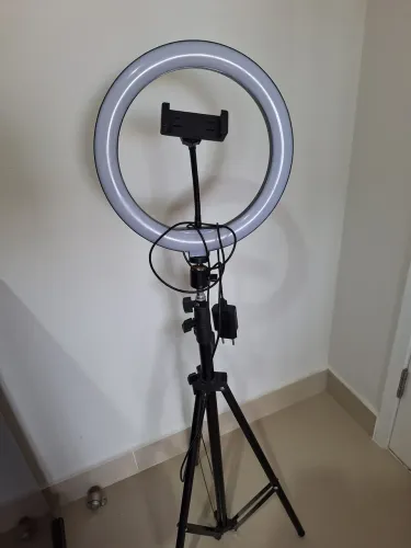 Ring Light Led com tripé e suporte Celular