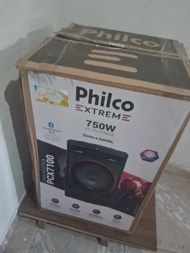Caixa de Som Philco Extreme Ex Bass 750W PCX7100 - Bivolt