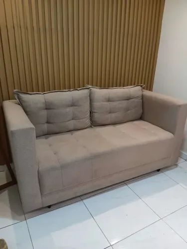 Sofá em linho