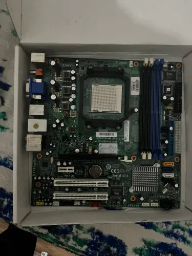 Kit placa mãe memória ram e modem fax PCI