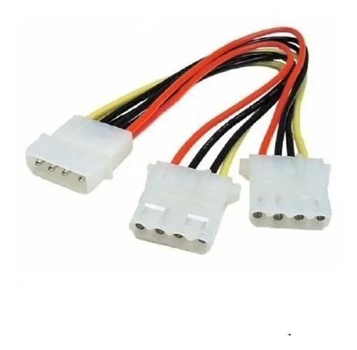 Cabo Adaptador Molex Y Fonte 4 Pinos