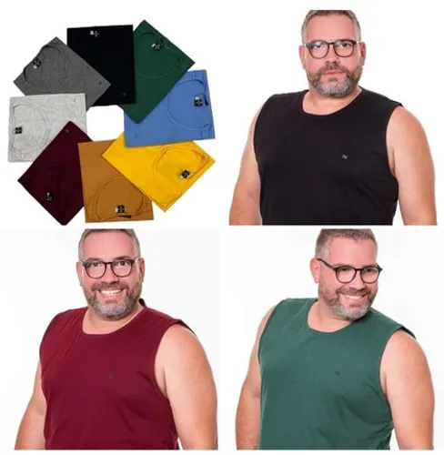 Regata Plus Size Machão