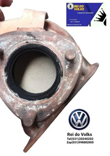 Catalisador Gol, Voyage, Saveiro, Fox, Polo, Golf 1.0 e 1.6 8V EA111 original seminovo 