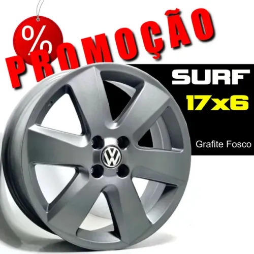 Roda aro 17 Volkswagen Parati Surf grafite fosca jogo novo