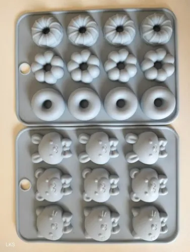 Molde de silicone duas Peças.