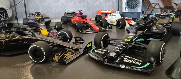 Réplicas fórmula 1 decoração