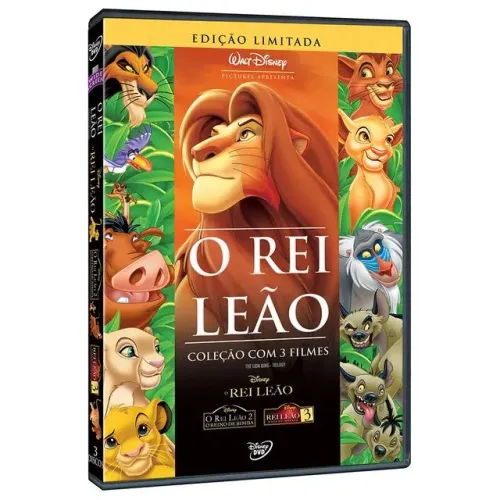 O Rei Leão - Edição Limitada DVD - Coleção com 3 Filmes