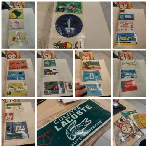 Acervo de propagandas e adesivos antigos
