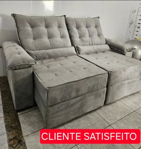 Sofá Retrátil e Reclinável Luxo - Direto da fábrica 