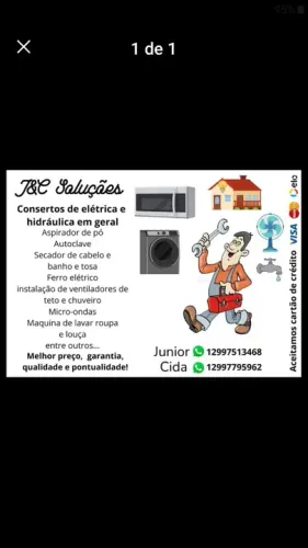 Consertos e Reparos de Equipamentos e Elétrica em geral em geral