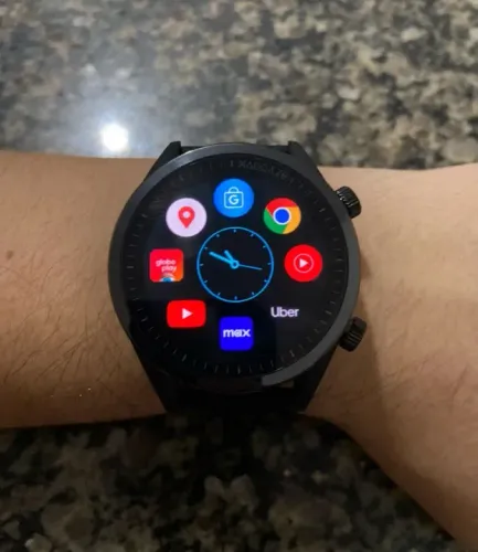 Relógio Android,tela amoled, bisel cerâmica, chip 4g