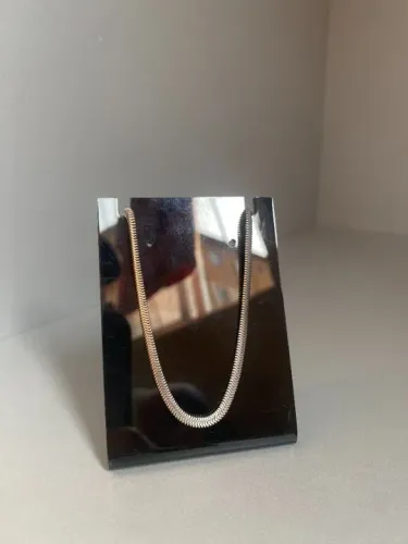 corrente em prata 925 italiana lacraia 