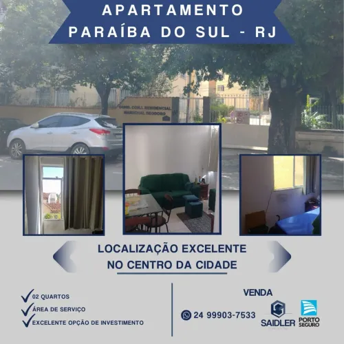 Apartamento, excelente investimento em Paraíba do Sul RJ
