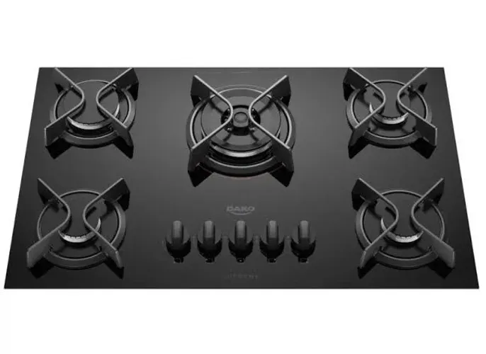 Fogão Cooktop Tripla chama Preto