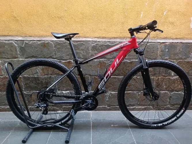 BIKE SOUL SL129 - VERM./PRETO SHIMANO 24V