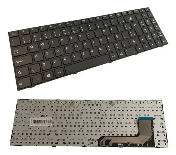 Teclado Para Lenovo Ideapad 100-15iby Pk131er1a20 Preto Português Brasil