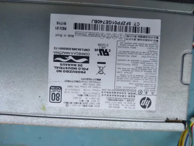 Fonte HP 200W ENT15
