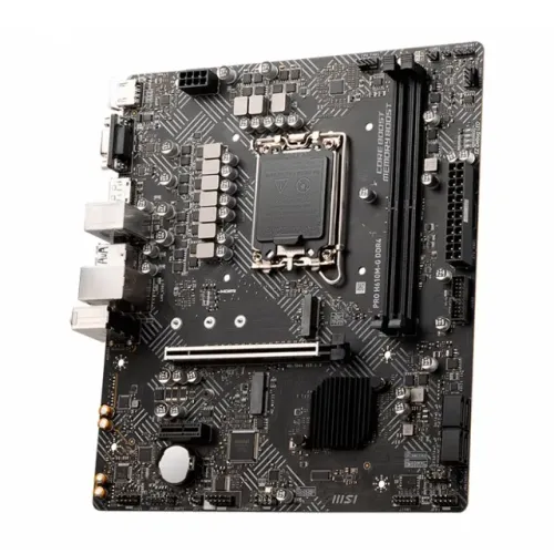 Placa Mãe LGA1700 H610M-G DDR4 12ª/13ª/14ª Geração MSI Pro - 1 Ano de Garantia - WZetta