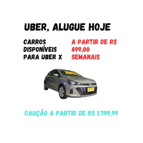 Uber, Comece a trabalhar Hoje! Semanais a Partir de R$ 499,99