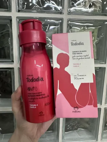 Kit Natura Tamara e Canela Creme Corporal e Sabonete