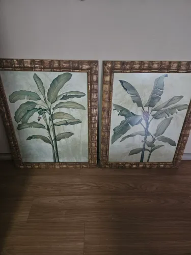 2 quadros de bananeira