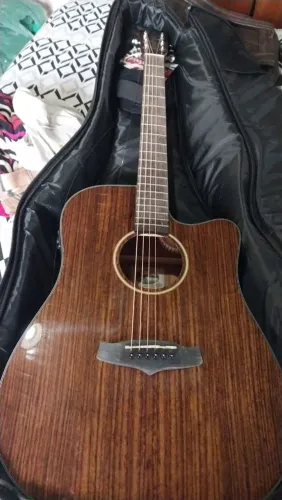 Violão Tanglewood TW28SE X OV semi-novo mostruário com capa
