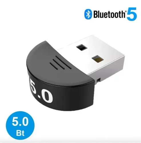 Adaptador Bluetooth Usb 5.0 Conector Pc Windows Sem Fio