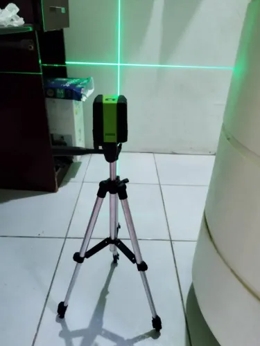  Huepar 2 linhas de nível do laser auto nivelamento 4 graus verde feixe laser h