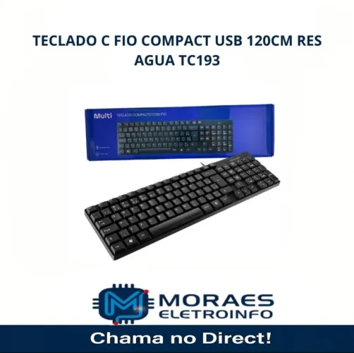 TECLADO COM FIO USB multi modelo TC 193